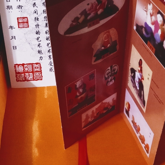 Home decor 3D Orient craft of beijing opera. Figurine in a glass with box. - Picture 6 of 11